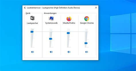 Windows Lautst Rke Erh Hen Und Ndern