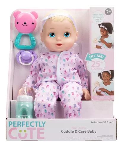 Perfectly Cute Cuddle And Care Baby Doll Blue Eyes Meses Sin Inter S