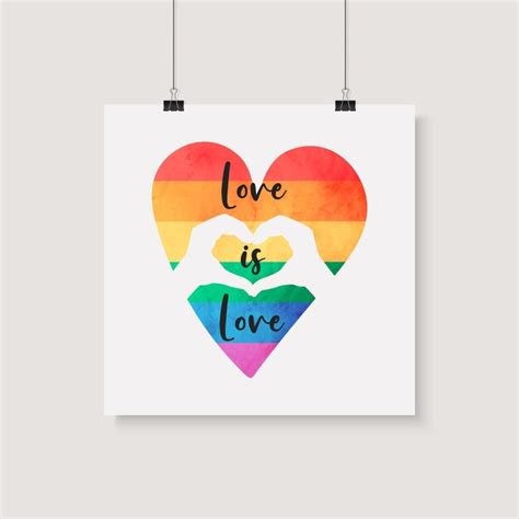 Premium Vector Love Is Love Vector Design For Tshirt Plackard Print