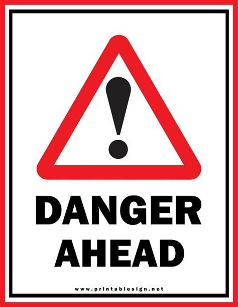 Road Sign Danger Ahead FREE Download Ready Made Free To, 42% OFF