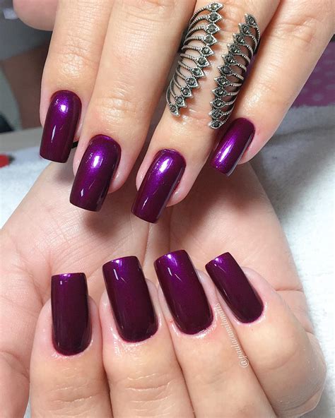 Fotos De Unhas Decoradas Esmalte Roxo