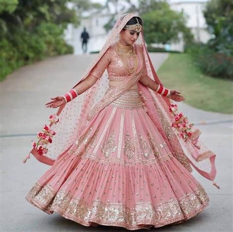 All The Latest And Bestest Bridal Pink Lehengas You Want To Wear All