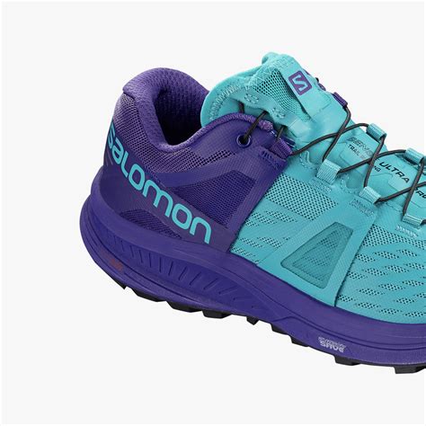 Tenis Salomon Ultra Pro FEM AZUL ROXO ECOTREK Loja De Montanha