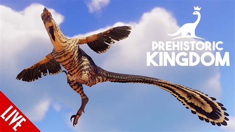 Velociraptor in Prehistoric Kingdom! Building a habitat LIVE - YouTube