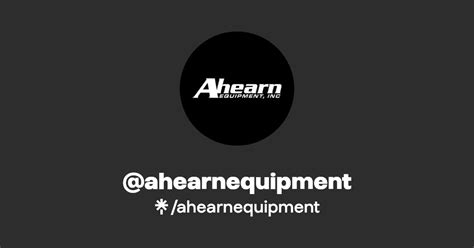 ahearnequipment | Instagram, Facebook | Linktree