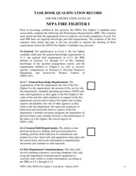 Oregon Nfpa Fire Fighter I Task Book Fill Out Sign Online And