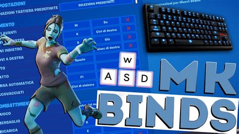 FORTNITE BIND PER PC Mouse Tastiera MK YouTube