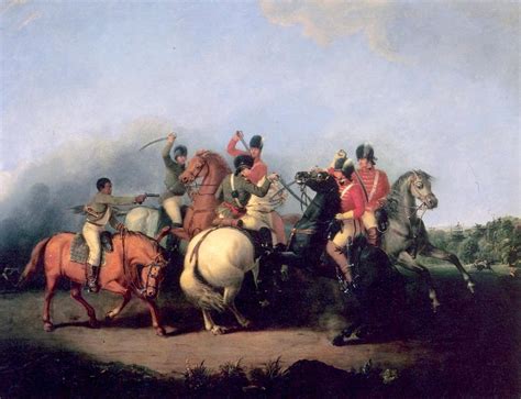 "The Battle of Cowpens" Painting by William Ranney 1845, showing an ...