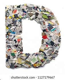 Letter R Made Newspaper Confetti Stock Photo Shutterstock