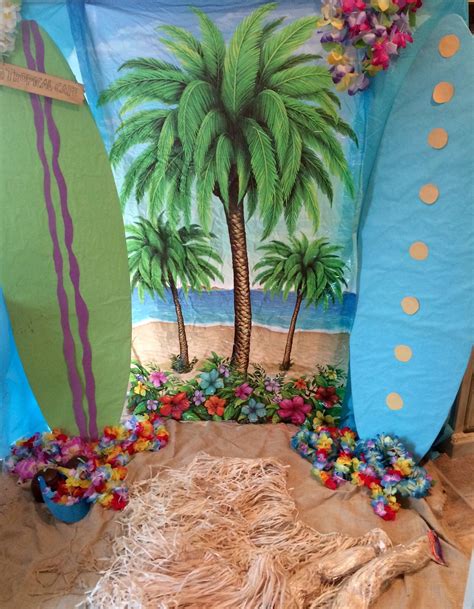 End Of Year Luau Party Backdrop For My Stinkers 4th Grade Class☀️☀️☀️