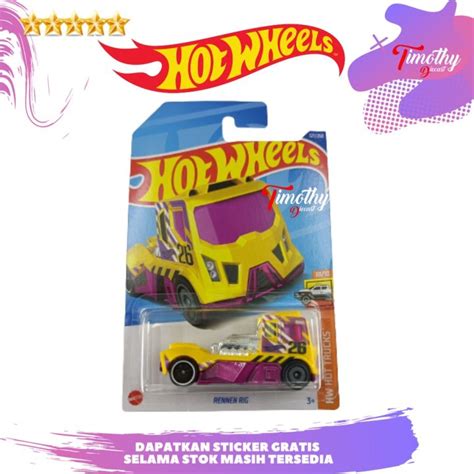 Hot Wheels Rennen Rig Kuning Ungu Hw Hot Trucks Lazada Indonesia