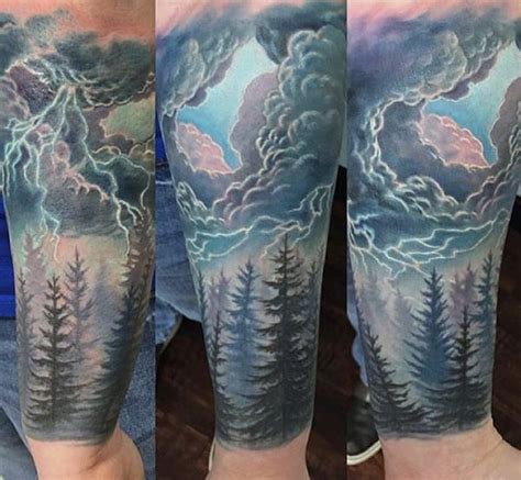 Lightning Tattoo Designs For Men High Voltage Ideas