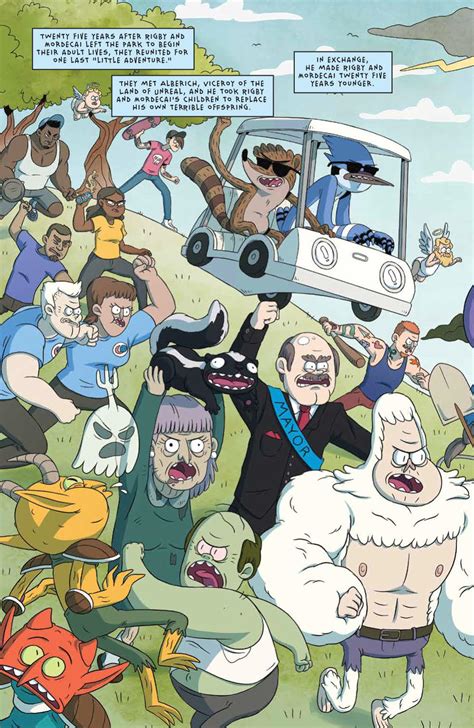 Regular Show 25 Years Later 4 Fresh Comics Riset