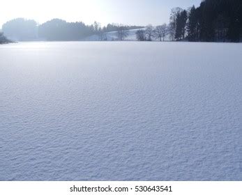 Landscape Frozen Longemer Lake Vosges Mountain Stock Photo