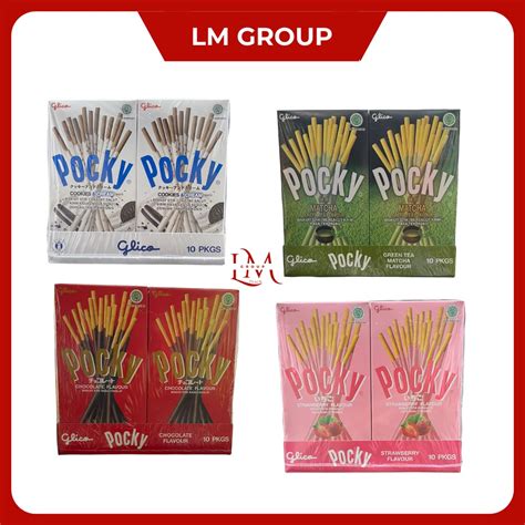 Jual Glico Pocky Besar Biskuit Stik Rasa Coklat Strawberry ChocoBanana