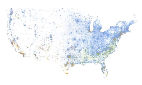 Greensboro Nc Demographics Map Of Population By Race Census Dots