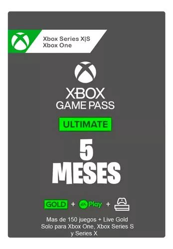 Xbox Game Pass Ultimate Meses N O C Digo Mercadolivre