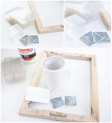 How To Screen Print With Vinyl On Clear Plastic Boxes Wedding Favor