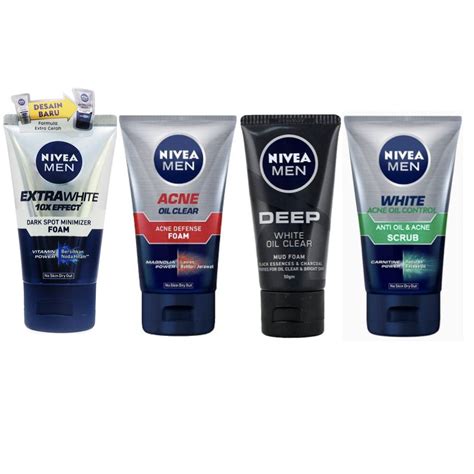 Jual NIVEA MEN FACIAL FOAM 100ML Shopee Indonesia