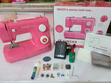 Mesin Jahit Portable Singer Simple 3223 Pink Elektronik Lainnya Di