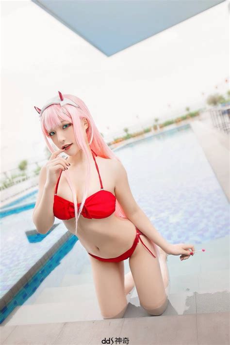 Anime Ero Cosplay Zero Two Darling In The Franxx Anime Ero Cosplay Zero Two Darling