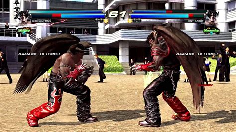 Tekken Tag Tournament 2 Kazuya And Devil Jin Vs Devil Jin And Heihachi