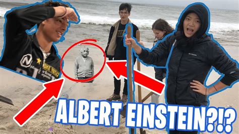 We Found Albert Einstein At The Beach Youtube
