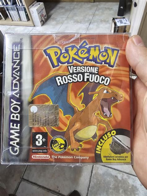 Game Boy Advance Pokemon Versione Rosso Fuoco Nuovo Amazon It