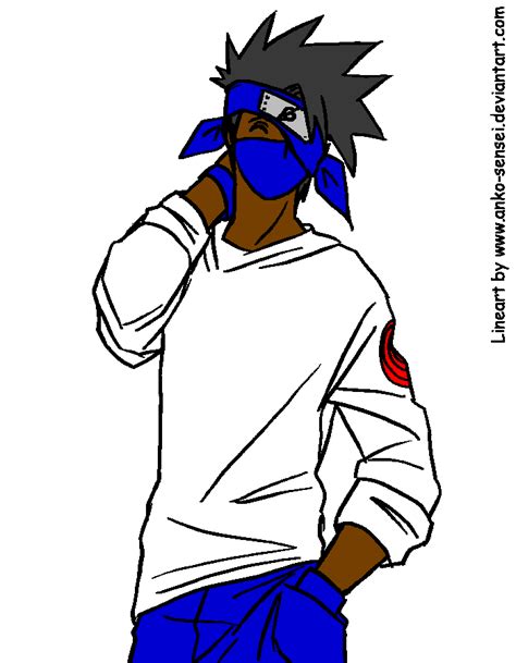 Kakashi Sensei Lineart By Anko Sensei By Wilkar911 On Deviantart