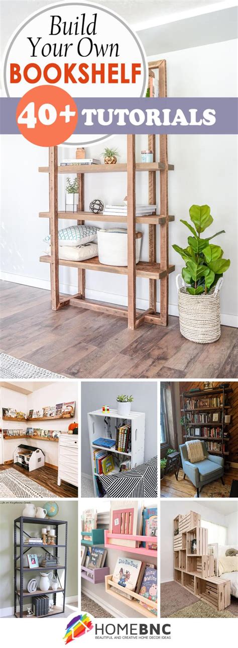 40 Best Diy Bookshelf Ideas And Designs For 2023