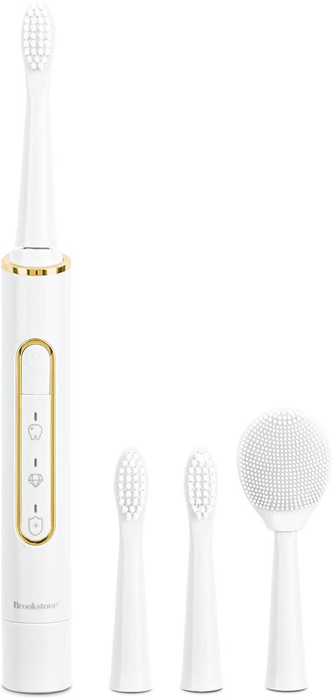 Amazon Brookstone Sonic Electric Toothbrush For Adults Usb