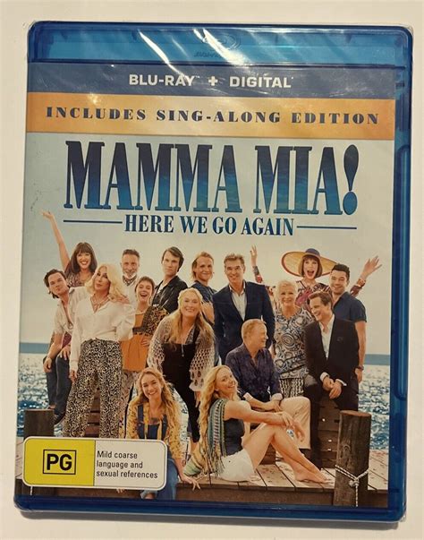 New Sealed Mamma Mia Here We Go Again Blu Ray And Digital Hd Region A B And C Ebay