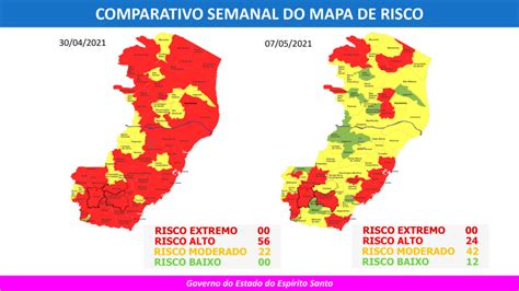 Covid Novo Mapa De Risco Tem Munic Pios Em Risco Alto Em