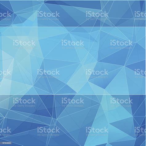 Ilustración de Triangular Estilo De Fondo Abstracto Azul y más Vectores