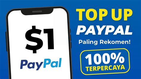 Cara Top Up Isi Saldo Paypal Terbaru Bayar Pake Dana Ovo Gopay