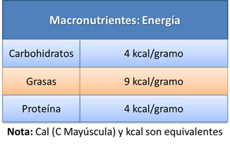 Calorías por gramo de grasa cuántas son realmente