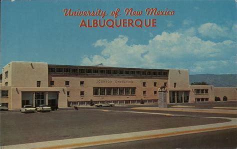 Johnson Gymnasium University Of New Mexico Albuquerque Nm Postcard