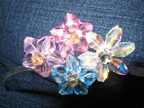 Swarovski crystal flowers. | Cristales, Diademas, Swarovsky