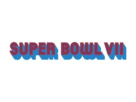 Super Bowl Vii Logo Png Vector In Svg Pdf Ai Cdr Format