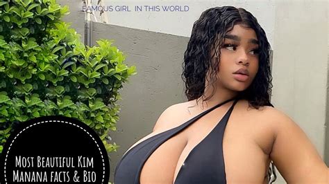 Most Beautiful Kim Manana Plus Size Model Fashion Influencers Wiki