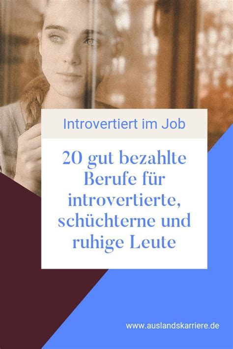 20 gut bezahlte Berufe für introvertierte schüchterne und ruhige Leute