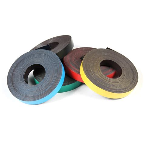 Coloured Magnetic Tapestrip Marking Tape Label Magnets 085 Mm X 40