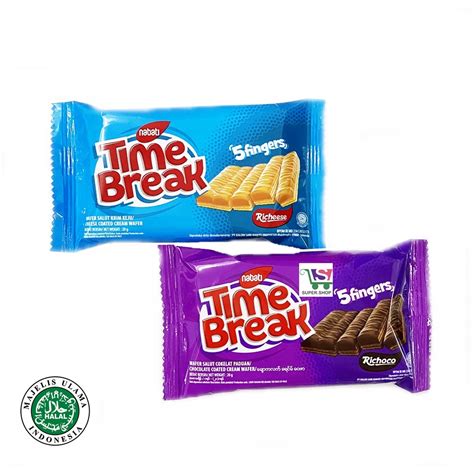 Jual Nabati Time Break Wafer Cokelat Cheese Satuan Shopee Indonesia