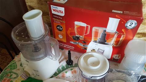 PROCESSADOR DE ALIMENTOS Linha Viva PHILIPS WALITA 750W YouTube