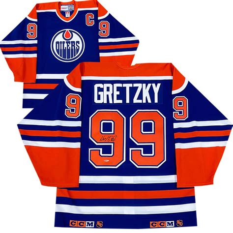 Wayne Gretzky Autographed Edmonton Oilers Double Ccm Pro Jersey Nhl Auctions