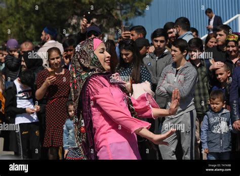 Turkic peoples dancing on the Nowruz celebration in Astrakhan, Russia Stock Photo - Alamy