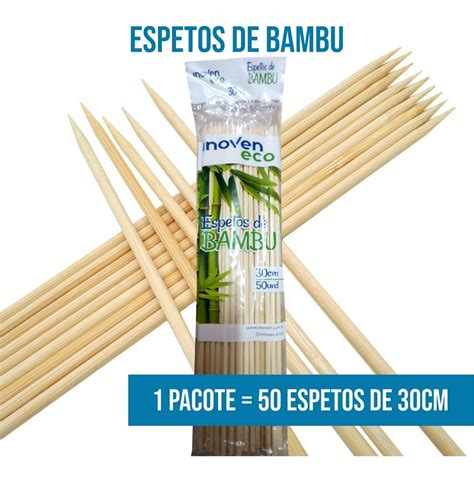 Palito De Bambu Espeto P Churrasco Cm Talge Un Mercado