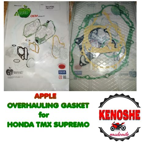 APPLE OVERHAULING GASKET For HONDA TMX SUPREMO Lazada PH