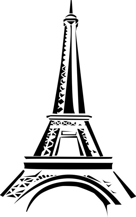 Eiffel Torre Paris Gráfico Vetorial Grátis No Pixabay