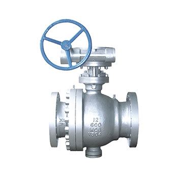 Manual Turbine Carbon Steel Flange Fixed Ball Valve China Carbon